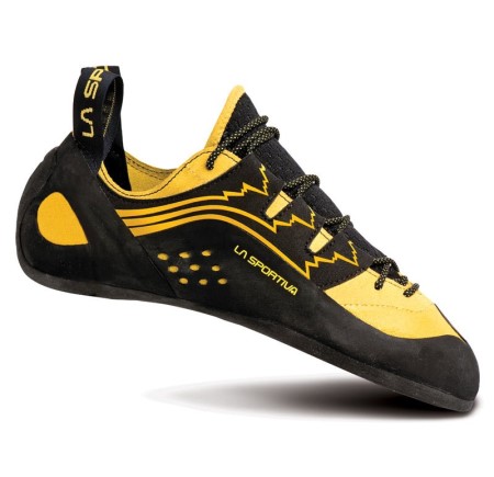 Katana Lace Unisex Climbing Shoe La Sportiva New Zealand Yellow Black