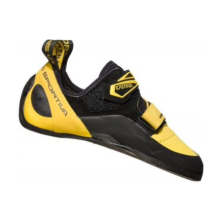 Katana Velcro Mens Climbing Shoe Yellow Black La Sportiva New Zealand