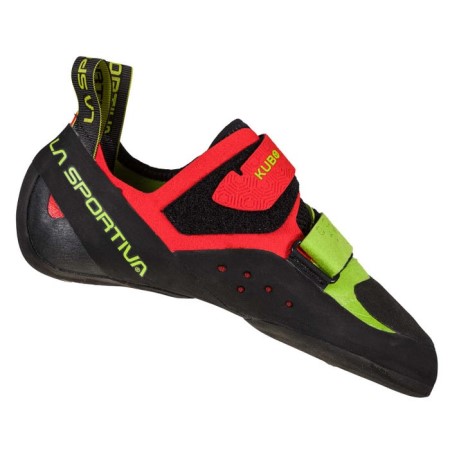 Kubo Mens Climbing Shoe La Sportiva New Zealand Goji Neon