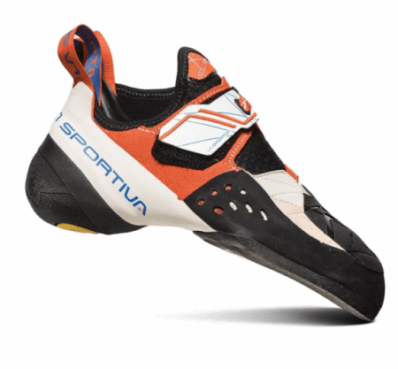 La Sportiva New Zealand White Lily Orange Solution Womens Climbing Shoe