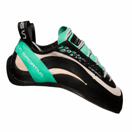 Miura Womens Climbing Shoe La Sportiva New Zealand White Jade Green