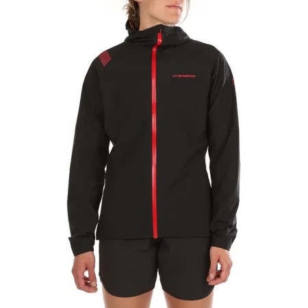 Run Womens Jacket La Sportiva New Zealand Black Hibiscus