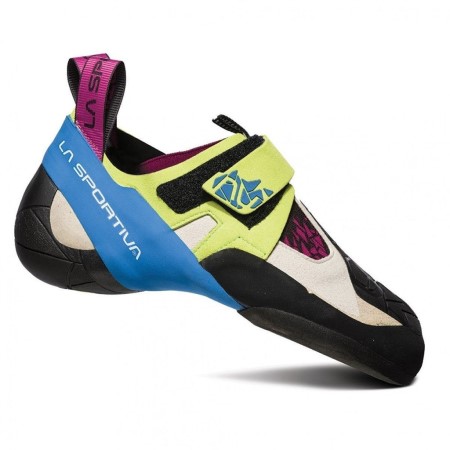 Skwama Womens Climbing Shoe Apple Green Cobalt La Sportiva New Zealand