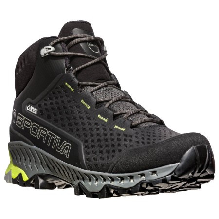 Stream Gtx Mens Hiking Boot La Sportiva New Zealand Carbon Apple Green