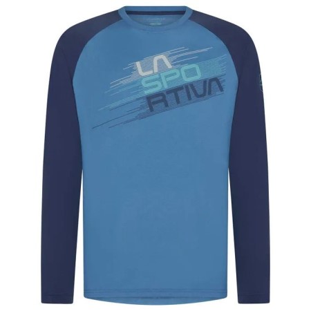 Stripe Evo Long Sleeve Mens Top Atlantic Night Blue La Sportiva New Zealand