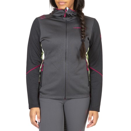 Cosmic Hoody W La Sportiva New Zealand Carbon Celadon