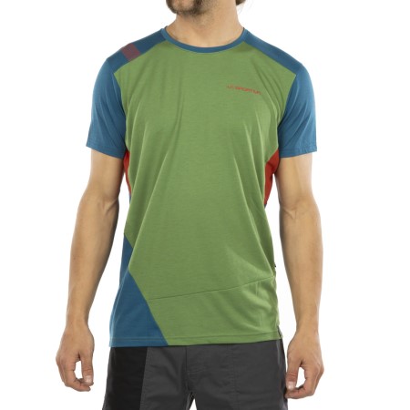 Grip T-Shirt M La Sportiva New Zealand Kale Space Blue