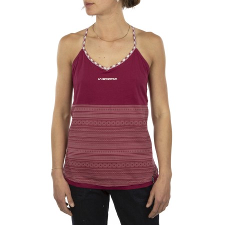 La Sportiva New Zealand Red Plum Dance Tank W