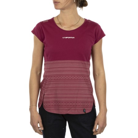 Lidra T-Shirt W La Sportiva New Zealand Red Plum