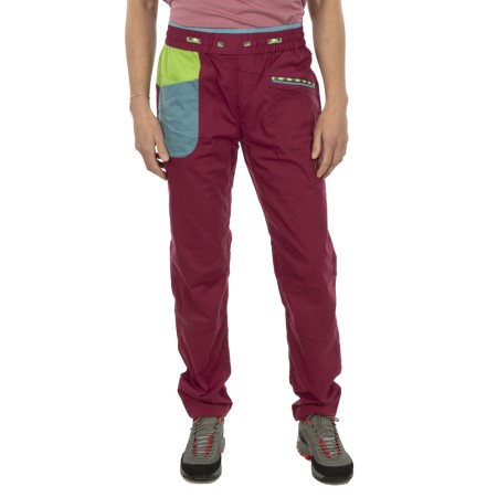 Mandala Pant W La Sportiva New Zealand Red Plum Lime Green