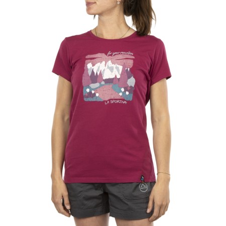 Valley T-Shirt W Red Plum La Sportiva New Zealand