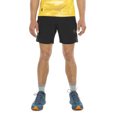 La Sportiva New Zealand Black Yellow Ultra Distance Short 7'' M