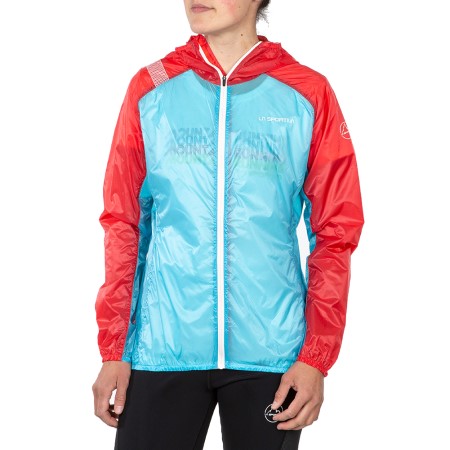 Briza Windbreaker Jkt W La Sportiva New Zealand Malibu Blue Hibiscus