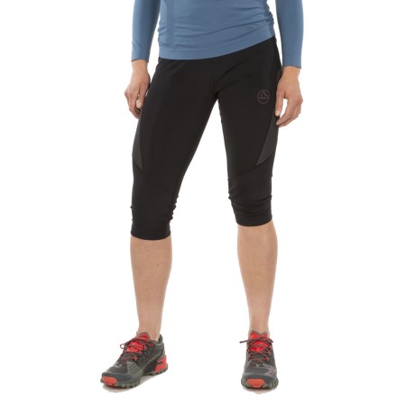 La Sportiva New Zealand Black Red Plum Triumph Tight 3 4 W