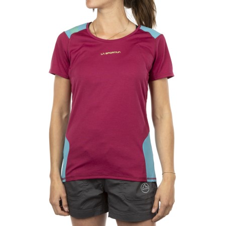 Compass T-Shirt W La Sportiva New Zealand Red Plum Topaz