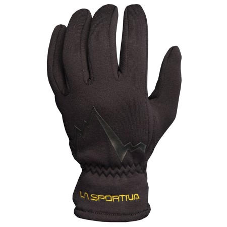 La Sportiva New Zealand Black Yellow Stretch Gloves