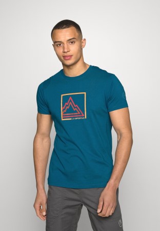 La Sportiva New Zealand Space Blue Box Prin T-Shirt