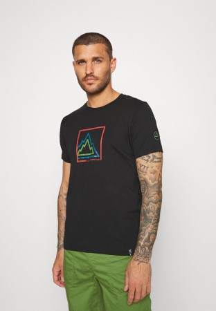 Box Prin T-Shirt Black La Sportiva New Zealand