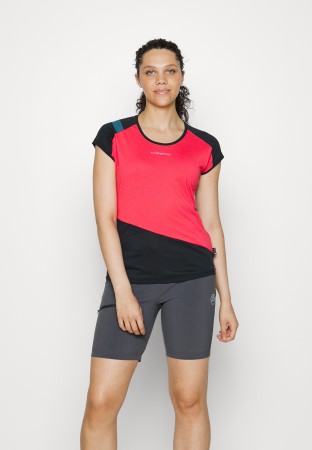 La Sportiva New Zealand Hibiscus Black Hold Sport T-Shirt