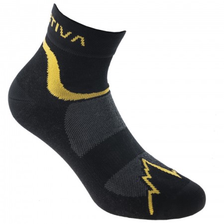 fast_running_socks_la_sportiva_new_zealand_black_yellow.jpg Fast Running Socks La Sportiva New Zealand Black Yellow - Image 1