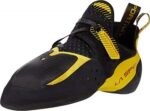 La Sportiva New Zealand Black Yellow Mens Solution Comp Rock Climbing Shoes - Image 2