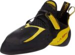 La Sportiva New Zealand Black Yellow Mens Solution Comp Rock Climbing Shoes