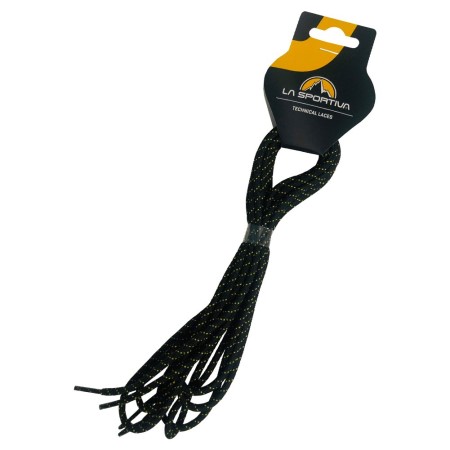 la_sportiva_new_zealand_black_yellow_shoelaces.jpg La Sportiva New Zealand Black Yellow Shoelaces - Image 1