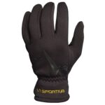 La Sportiva New Zealand Black Yellow Stretch Gloves