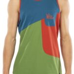 La Sportiva New Zealand Mens Dude T-Shirt Kale Saffron Small