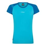 La Sportiva New Zealand Pacific Blue Neptune Move Womens Running T-Shirt