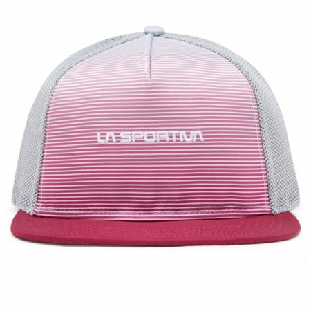la_sportiva_new_zealand_red_plum_cloud_fade_trucker.jpg La Sportiva New Zealand Red Plum Cloud Fade Trucker - Image 1