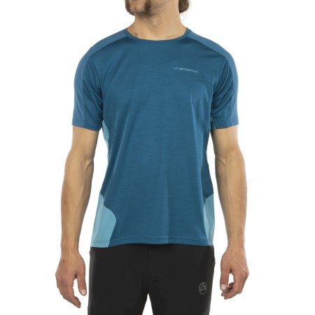 La Sportiva New Zealand Space Blue Topaz Compass T-Shirt M - Image 1
