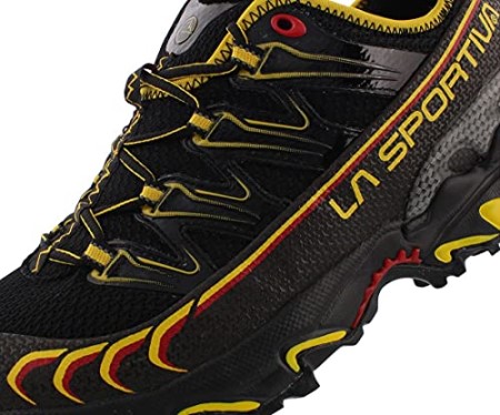 Men Ultra Raptor Trail Running Shoe Black Yellow La Sportiva New Zealand - Image 4