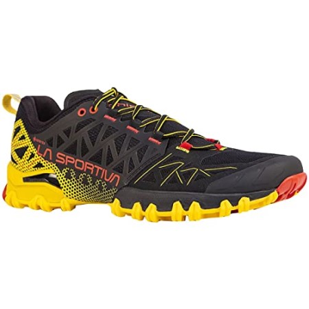Mens Bushido Ii Gtx Trail Running Shoes La Sportiva New Zealand Black Yellow - Image 3