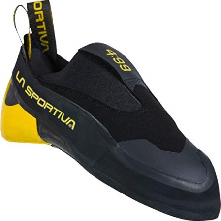 Mens Cobra 4:99 Rock Climbing Shoes La Sportiva New Zealand Black Yellow - Image 2