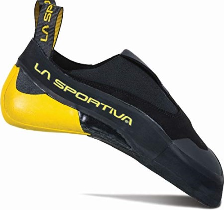 Mens Cobra 4:99 Rock Climbing Shoes La Sportiva New Zealand Black Yellow - Image 3