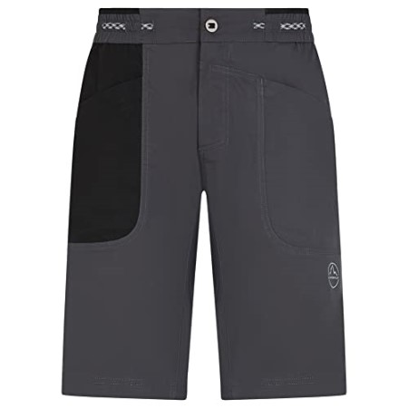 Mens Ecstatic Climbing Shorts La Sportiva New Zealand Carbon Black - Image 2