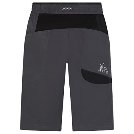 Mens Ecstatic Climbing Shorts La Sportiva New Zealand Carbon Black - Image 3