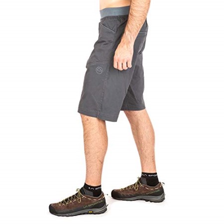Mens Flatanger Climbing Shorts Carbon Slate La Sportiva New Zealand - Image 3