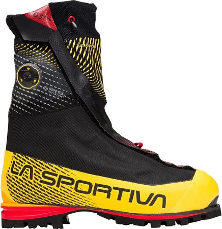 Mens G5 Evo Mountaineering Boots Black Yellow La Sportiva New Zealand - Image 1