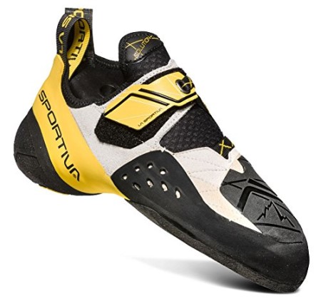 Mens Solution Rock Climbing Shoe White Yellow La Sportiva New Zealand - Image 2