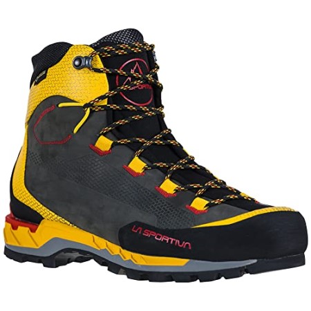 Mens Trango Tech Leather Gtx Mountaineering La Sportiva New Zealand Black Yellow - Image 3