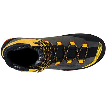 Mens Trango Tech Leather Gtx Mountaineering La Sportiva New Zealand Black Yellow - Image 5
