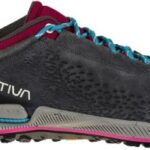 Tx2 Evo Leather Approach Shoes La Sportiva New Zealand Carbon Red Plum