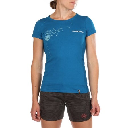 Windy Womens T-Shirt Neptune Pacific Blue La Sportiva New Zealand - Image 1