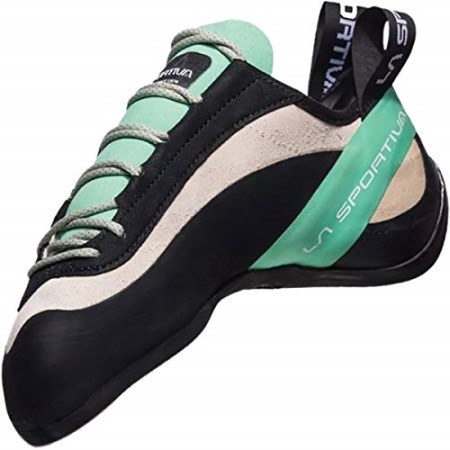 Womens Miura Rock Climbing Shoes La Sportiva New Zealand White Jade Green - Image 2