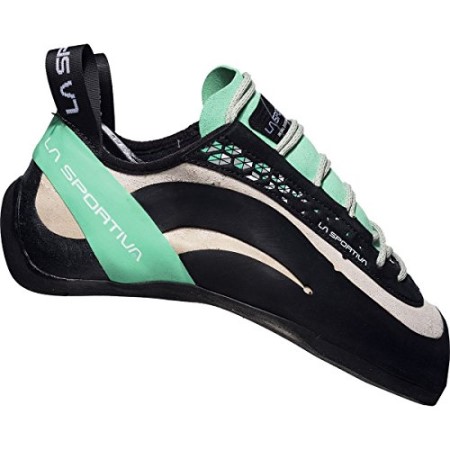 Womens Miura Rock Climbing Shoes La Sportiva New Zealand White Jade Green - Image 7