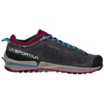 Womens Tx2 Evo Leather Approach Carbon Red Plum La Sportiva New Zealand - Image 2